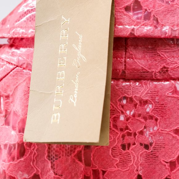 Burberry Pink Eastheath Embellished Trench Coat - Picture 14 of 16